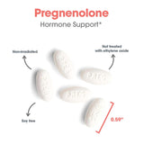 Allergy Research Group Pregnenolone 50mg tablet on a wooden table
