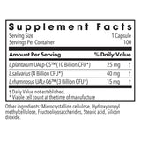 Allergy Research Group Probiotic Blend 30 Capsules back view