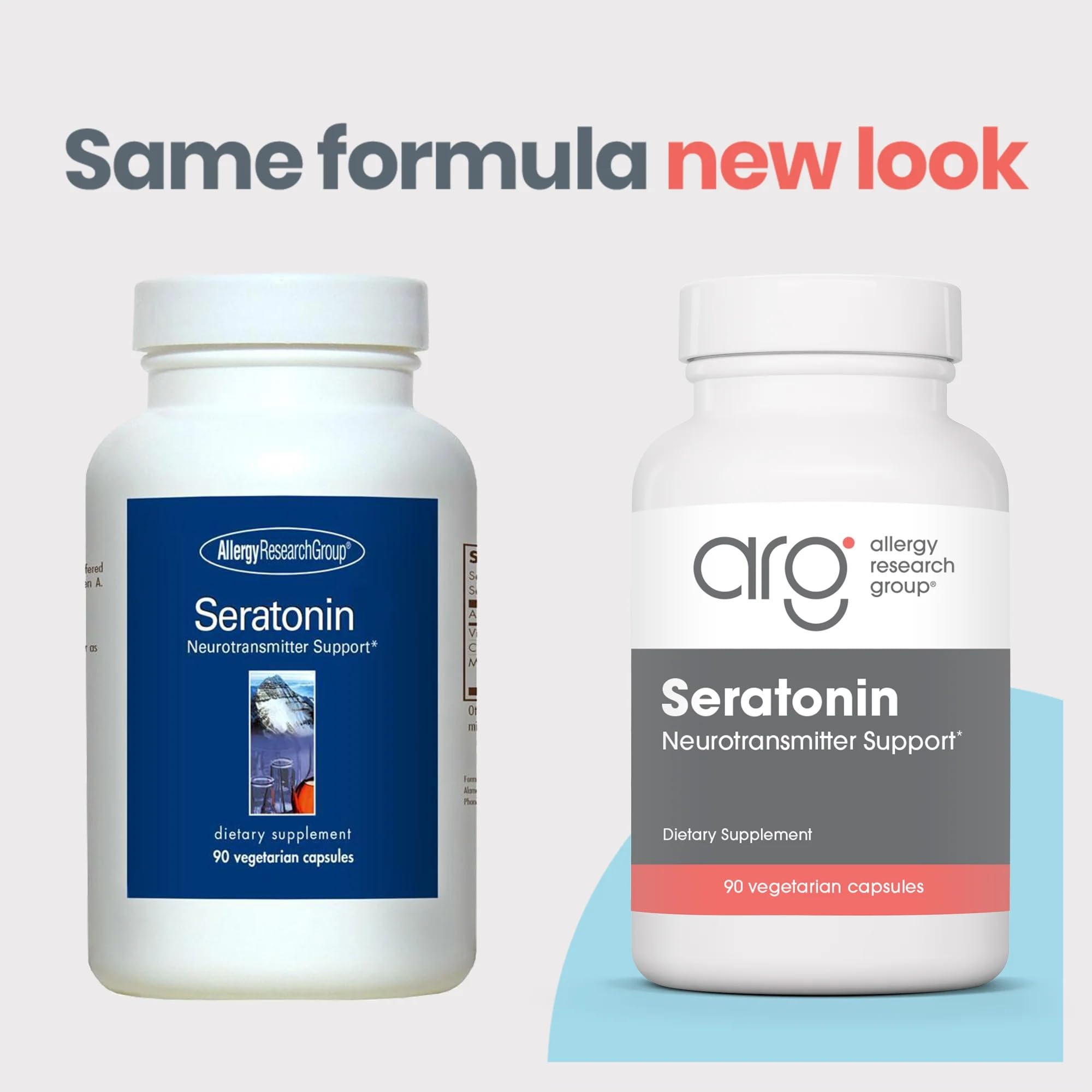 Allergy Research Group Seratonin 90 Capsules close-up of capsules