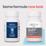 Allergy Research Group Slow Motion Melatonin 1.2 mg 60 Tablets side view