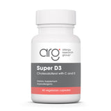 Allergy Research Group Super D3 Vitamin D3 2000 IU capsule front view