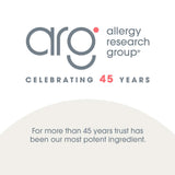 Allergy Research Group TMG Capsules 750mg on a wooden table
