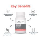 Allergy Research Group Vitamin D3 Complete Veggie Softgels close-up