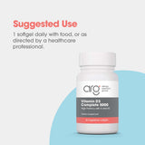 Allergy Research Group Vitamin D3 & K2 Supplement 125 mcg ingredients list