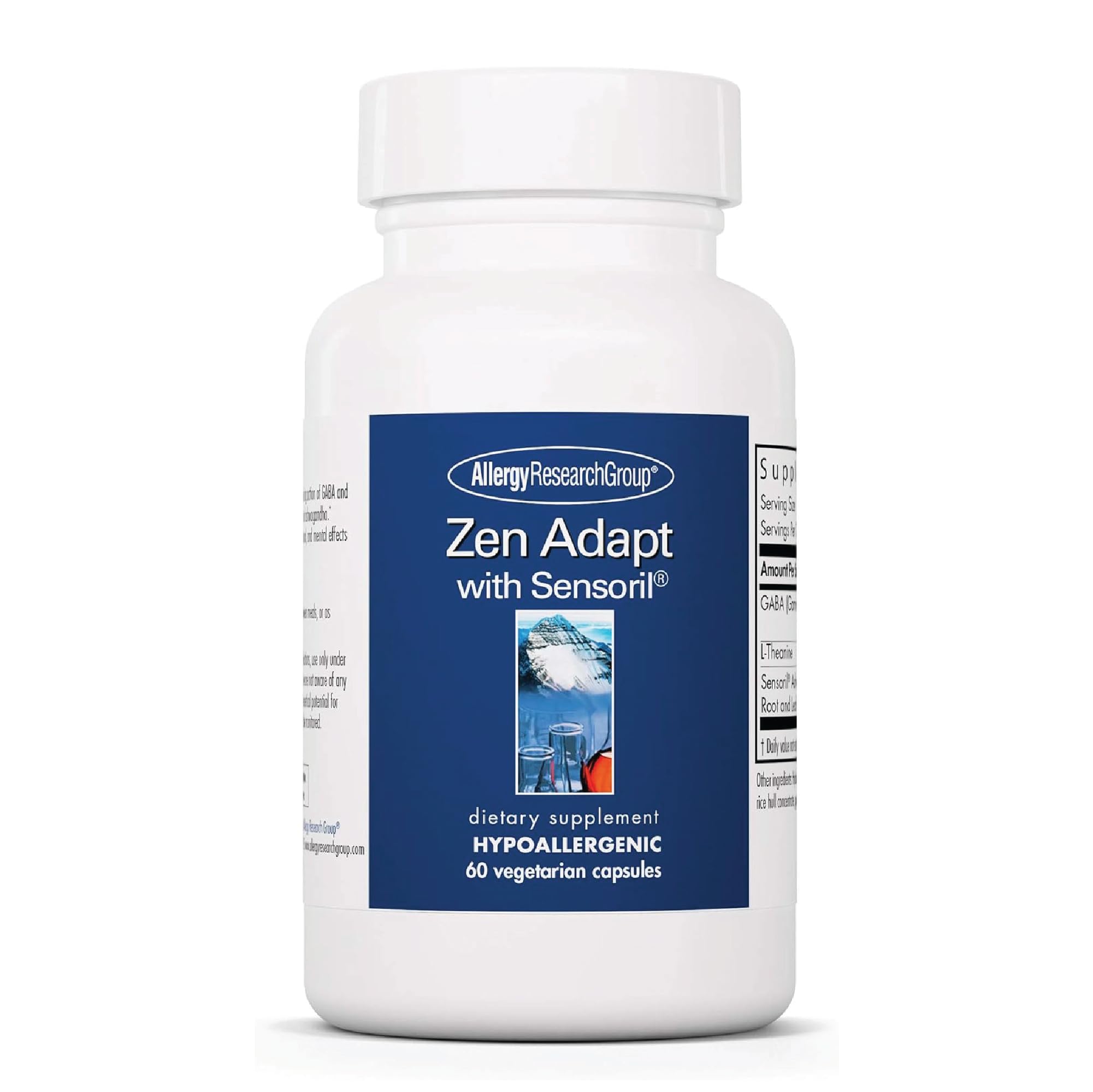 Allergy Research Group Zen Adapt Stress Support Supplement front view