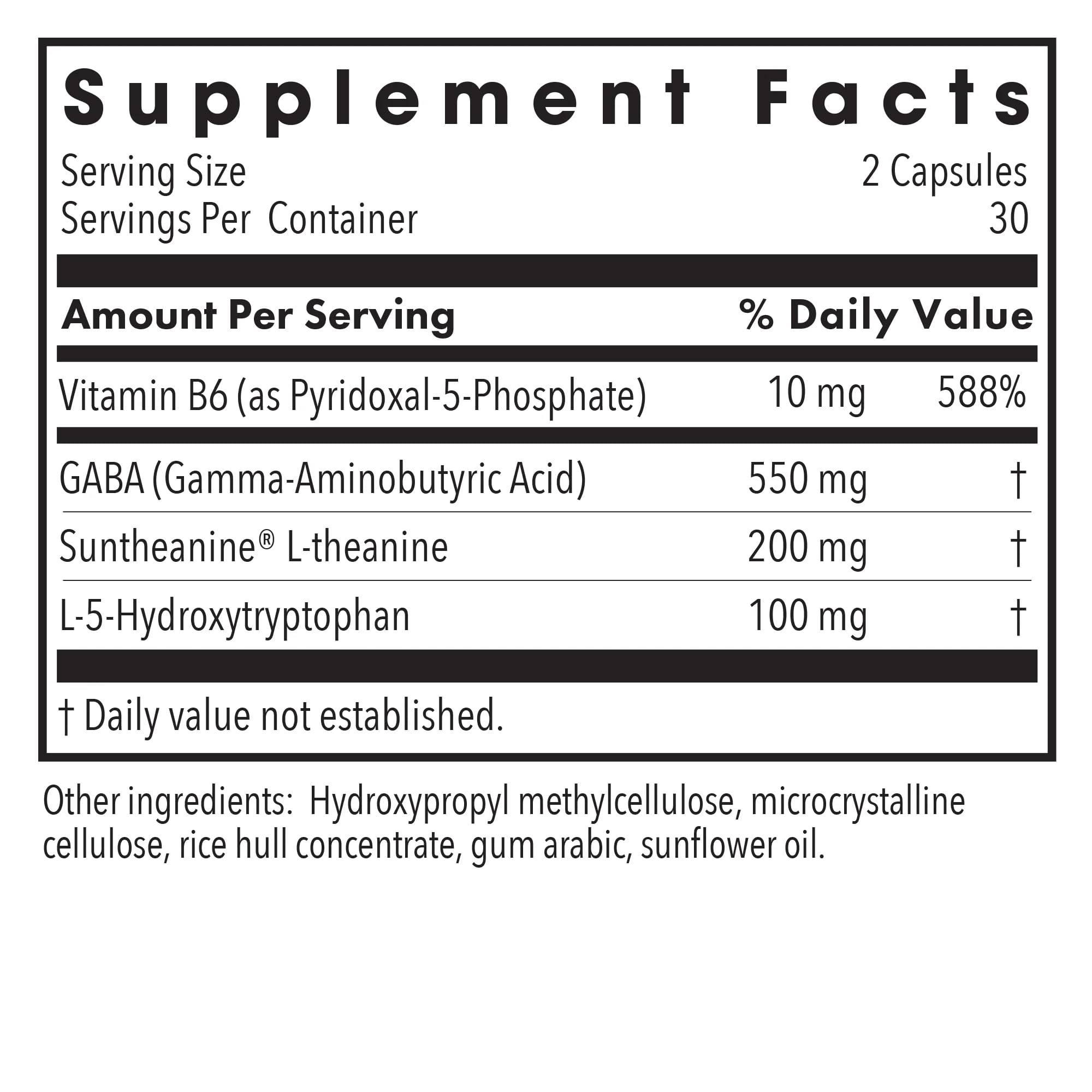 Allergy Research Group Zen Sleep 5-HTP Supplement side view