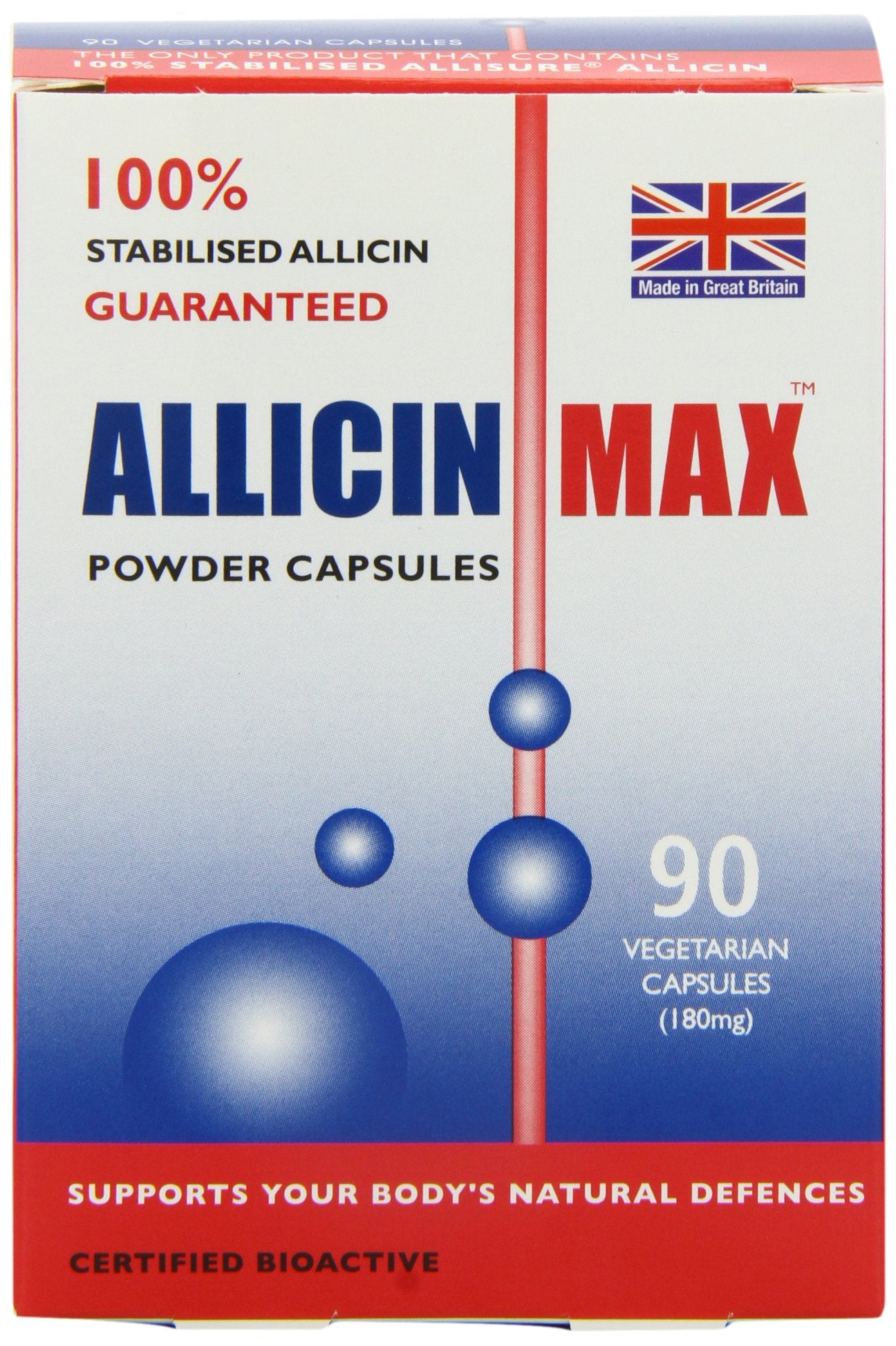 ALLICINMAX Garlic Capsules pack of 30 vegetable capsules