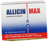ALLICINMAX Garlic Capsules showing capsule size and shape