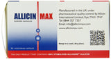 ALLICINMAX Garlic Capsules side view showing ingredients