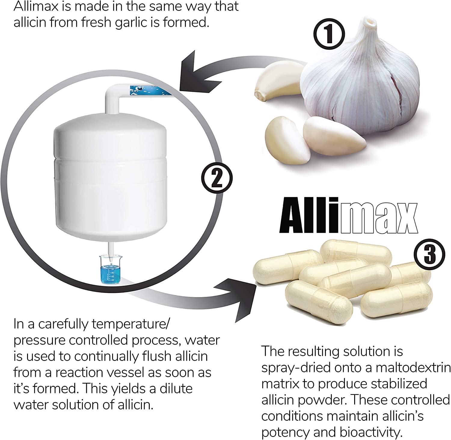 ALLIMAX Garlic Supplement lifestyle scene