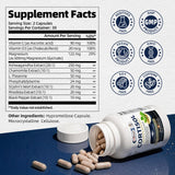 Alliwise Cortisol Balance Supplement side view showing ingredients