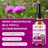 Alliwise Milk Thistle Liquid Supplement in lifestyle setting