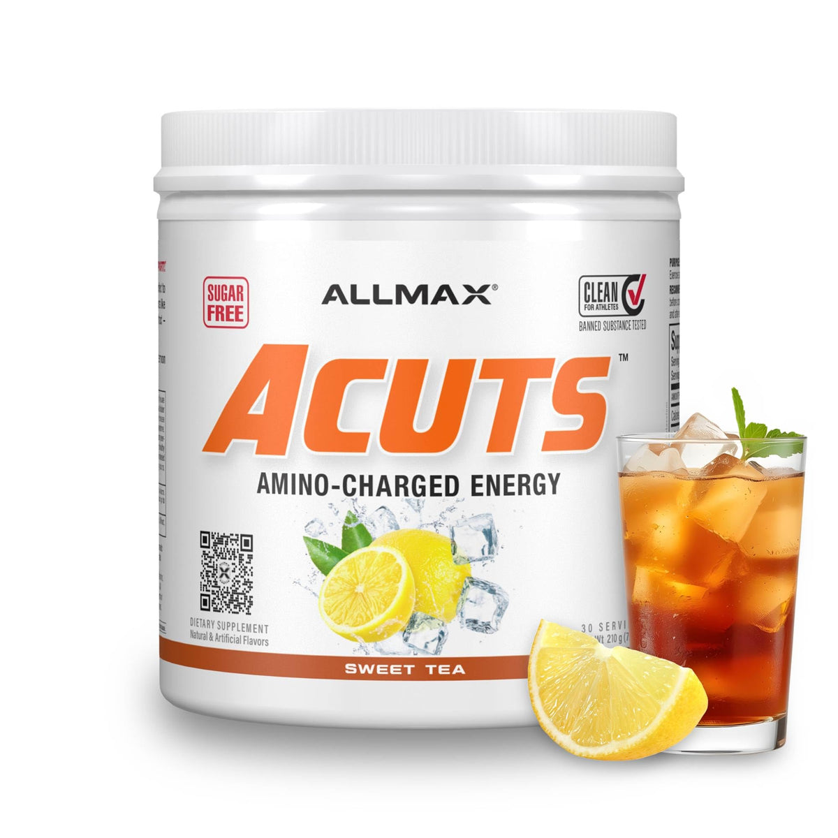 ALLMAX Amino Energy Powder 272g front view with packaging