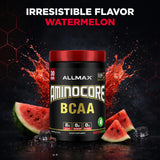 ALLMAX Aminocore BCAA 390g mixed in water