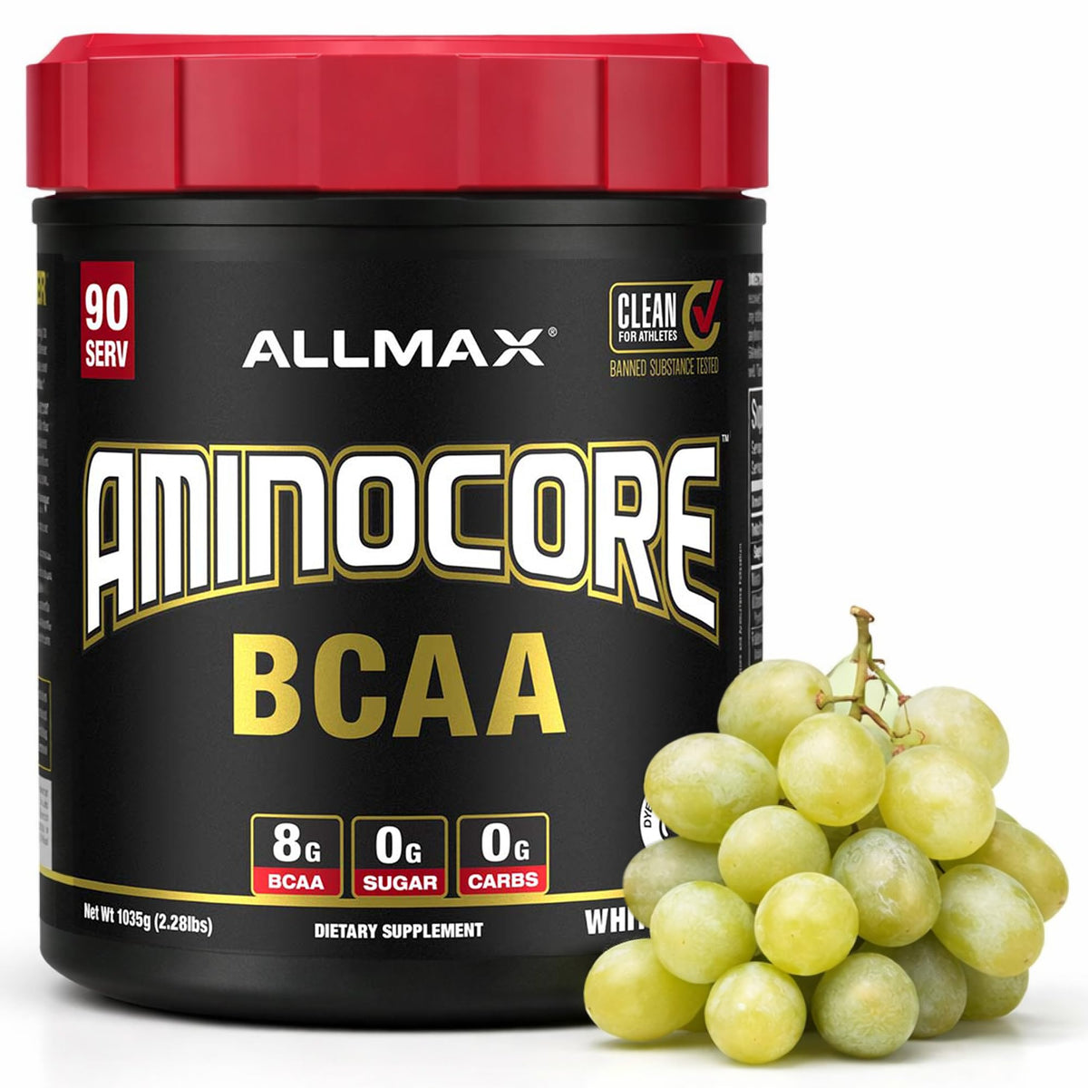 ALLMAX Aminocore BCAA 9:6:5 1134g front view