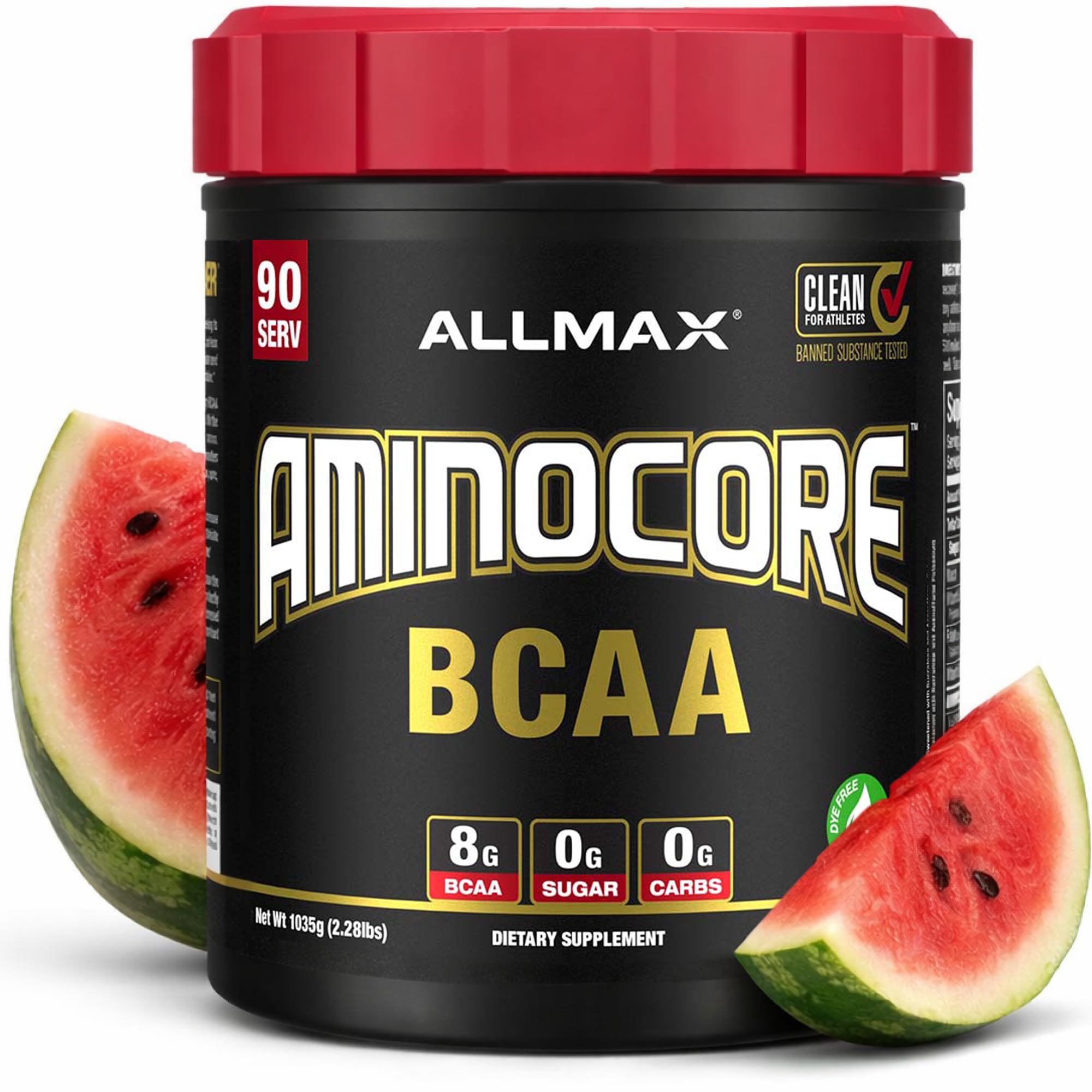 ALLMAX Aminocore BCAA 9:6:5 1134g front view