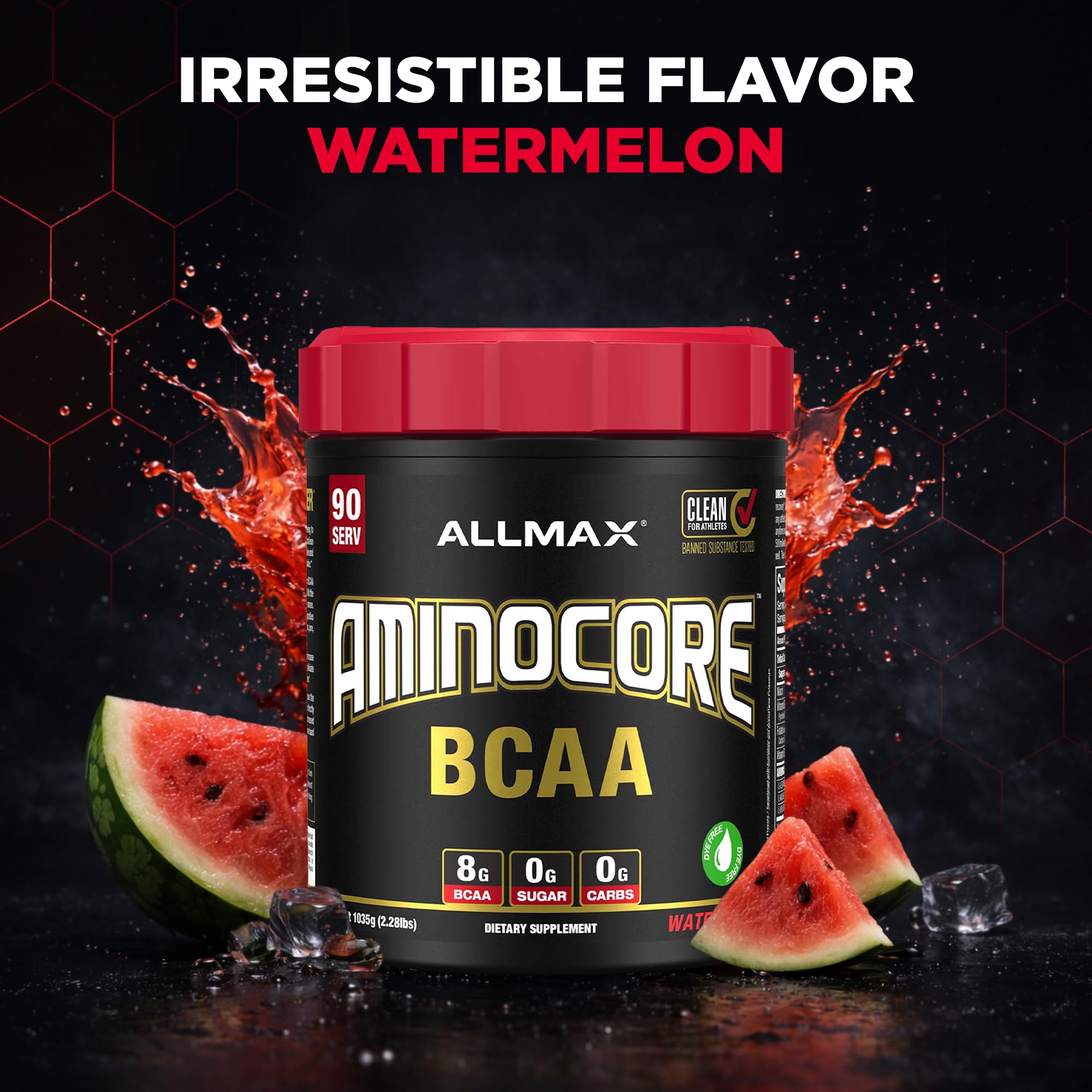 ALLMAX Aminocore BCAA 9:6:5 1134g packaging