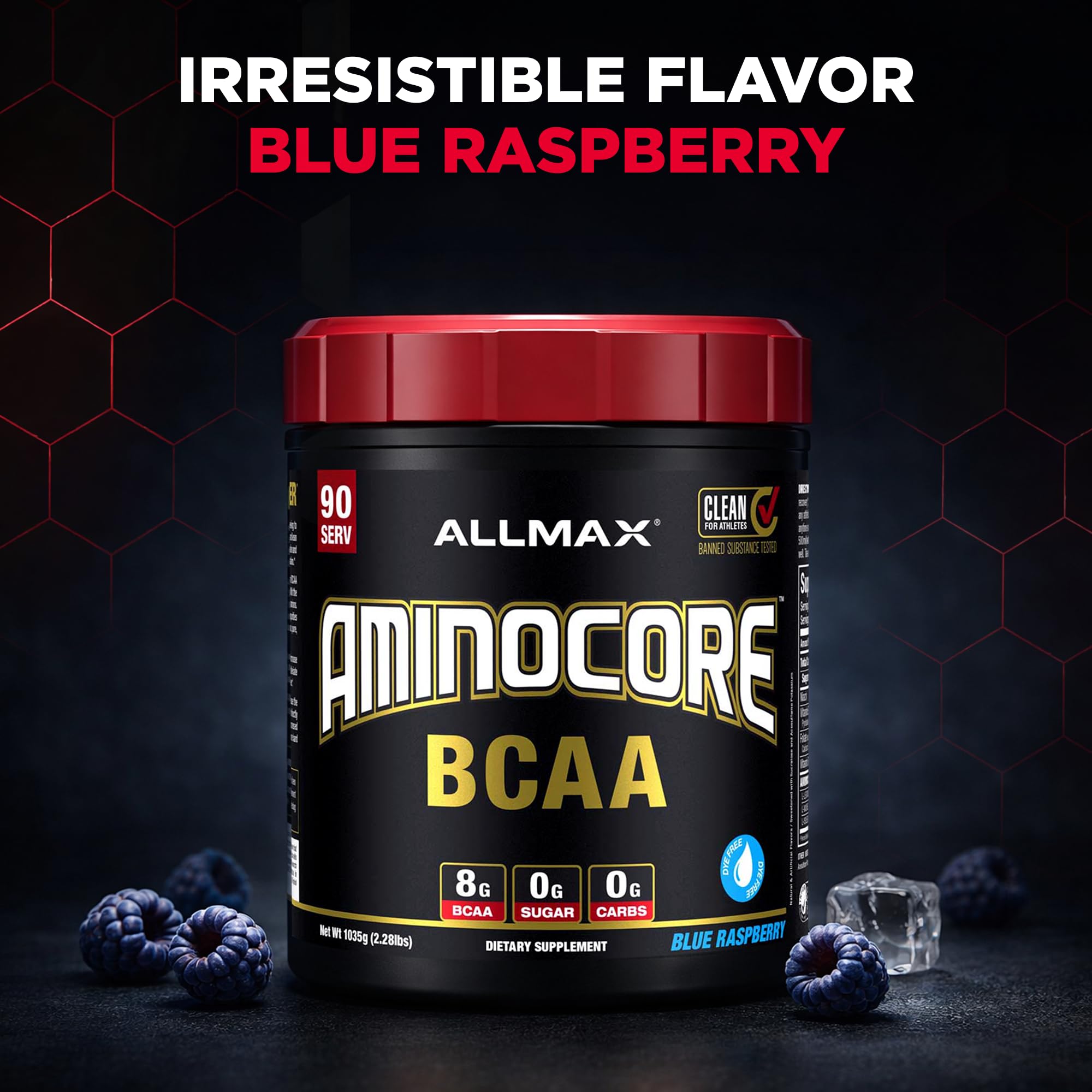 ALLMAX Aminocore BCAA 9:6:5 1134g packaging