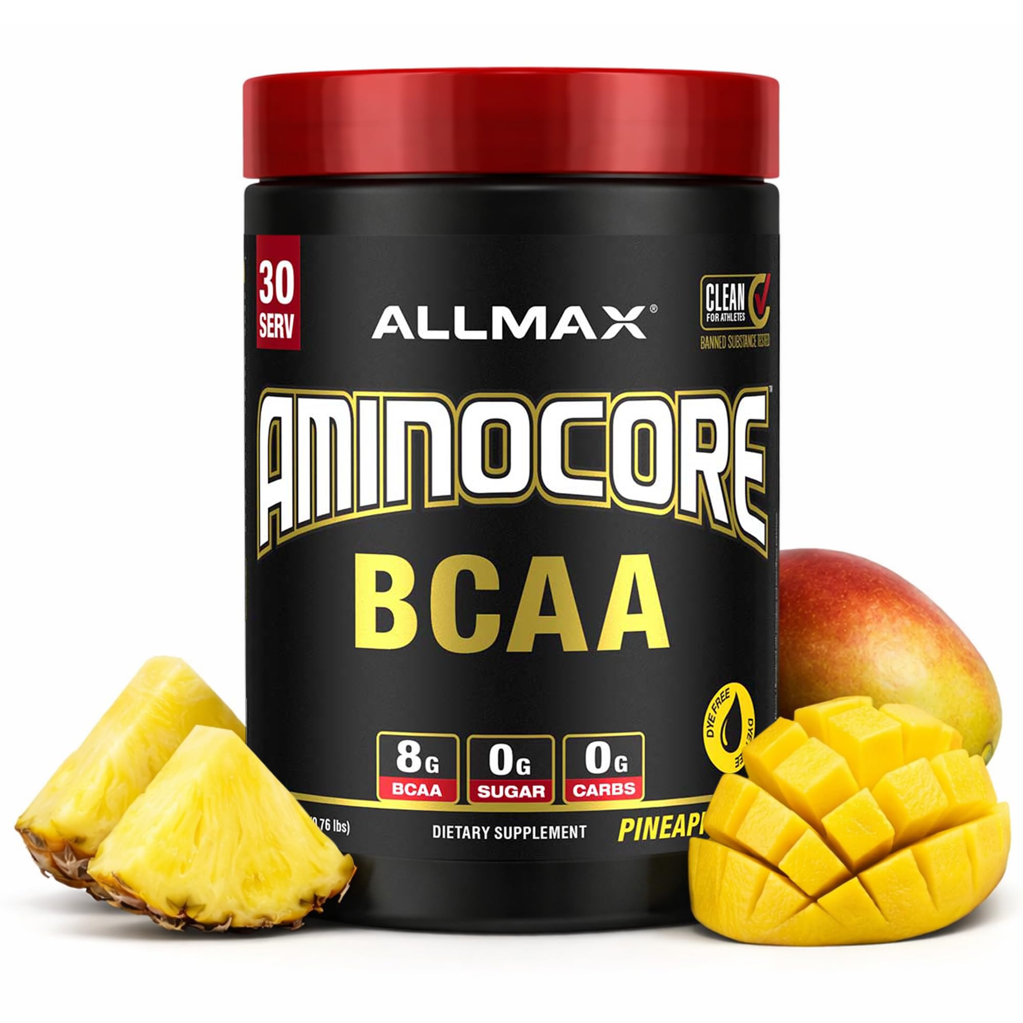 ALLMAX Aminocore BCAA 9:6:5 Powder 410g front view