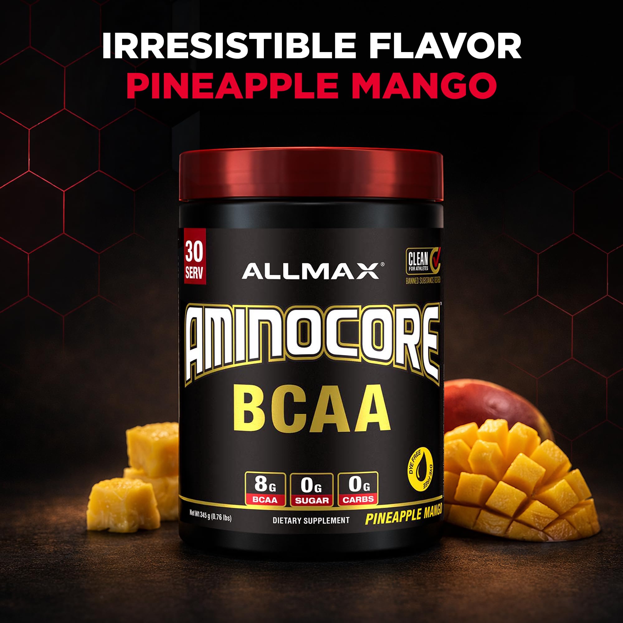 ALLMAX Aminocore BCAA 9:6:5 Powder 410g mixed in water