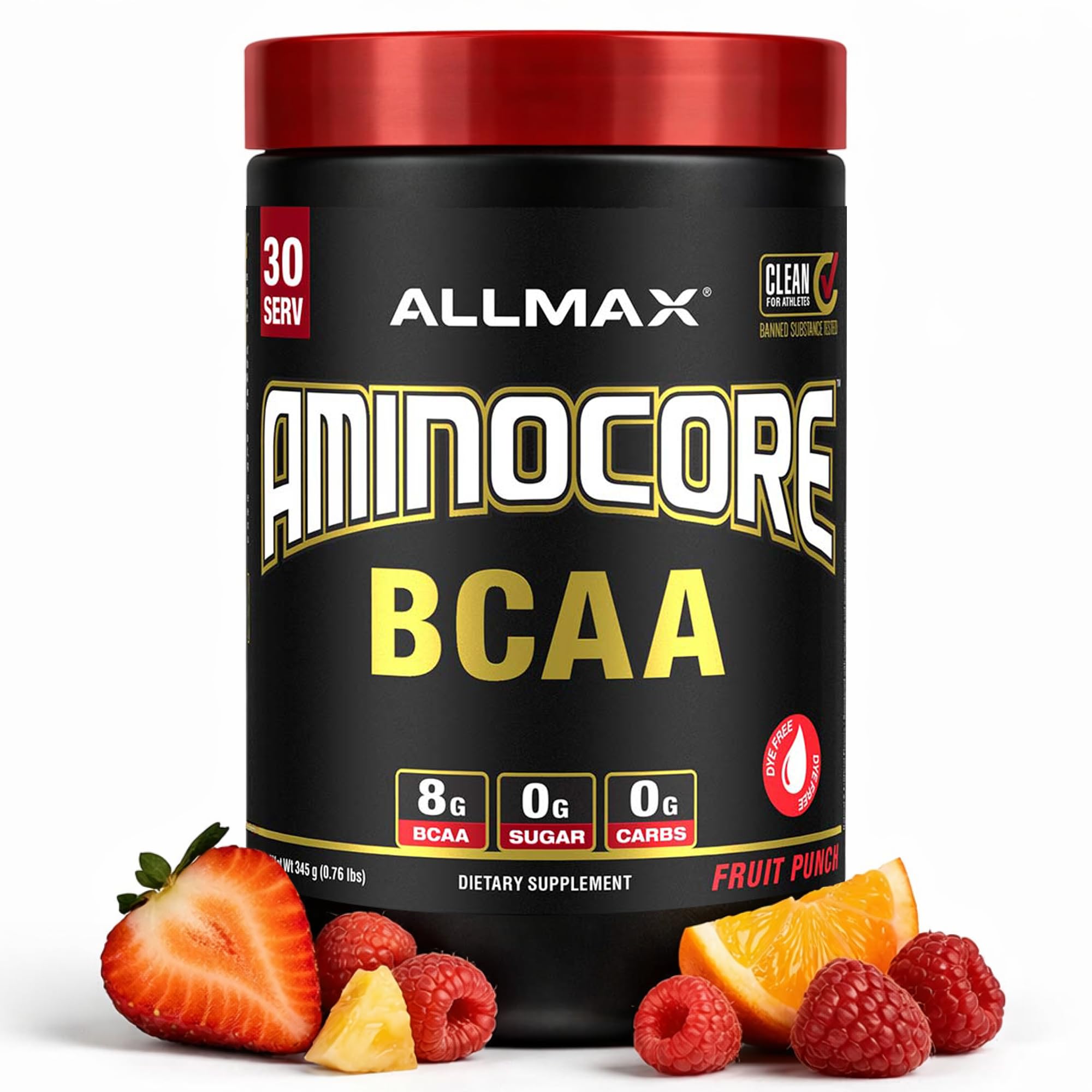 ALLMAX Aminocore BCAA 9:6:5 Powder front view