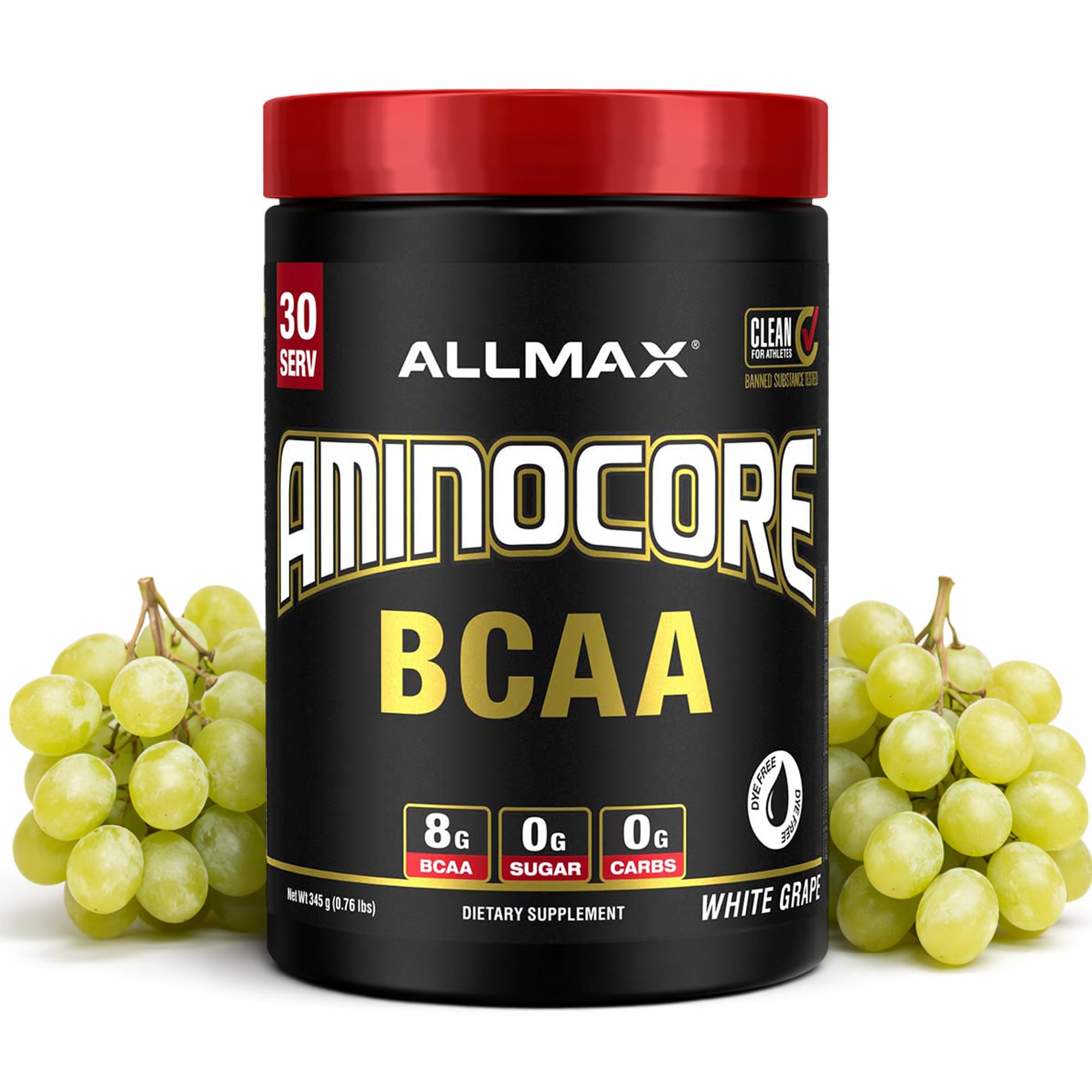 ALLMAX Aminocore BCAA Powder 315g front view