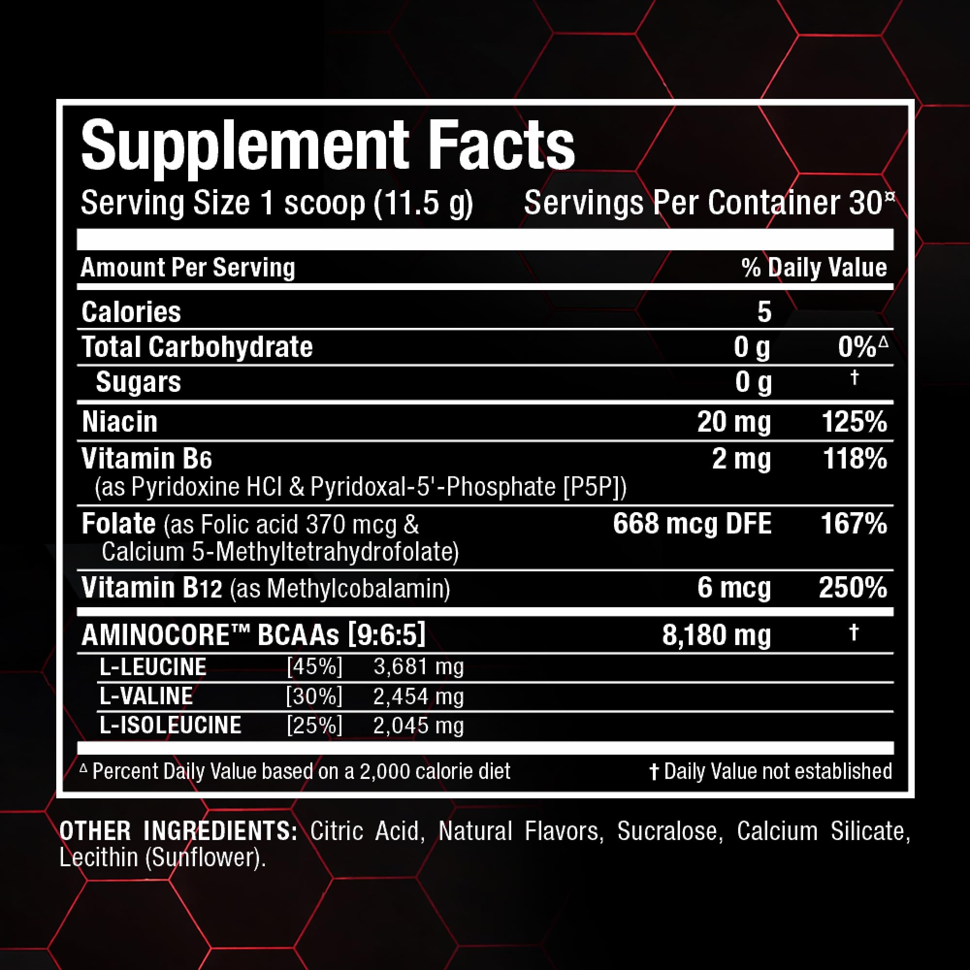 ALLMAX Aminocore BCAA Powder in a fitness setting