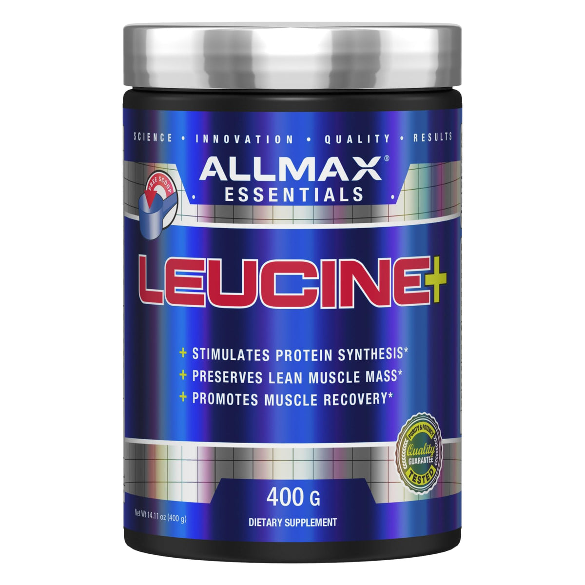 ALLMAX BCAA Amino Acids 454g front view
