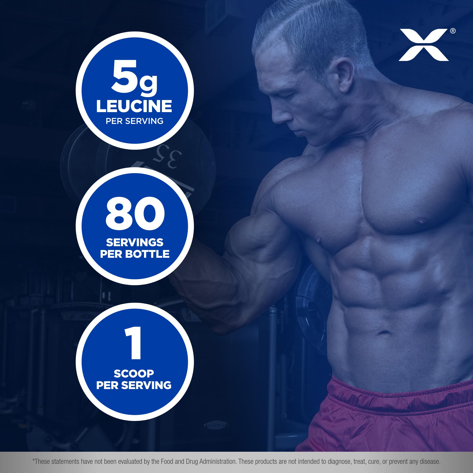 ALLMAX BCAA Amino Acids 454g serving suggestion