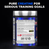 ALLMAX Creatine Monohydrate Powder with gym equipment