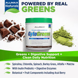 ALLMAX CytoGreens Superfood Powder 690g side view