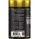ALLMAX Femme Multivitamin Capsules side view showing dosage information