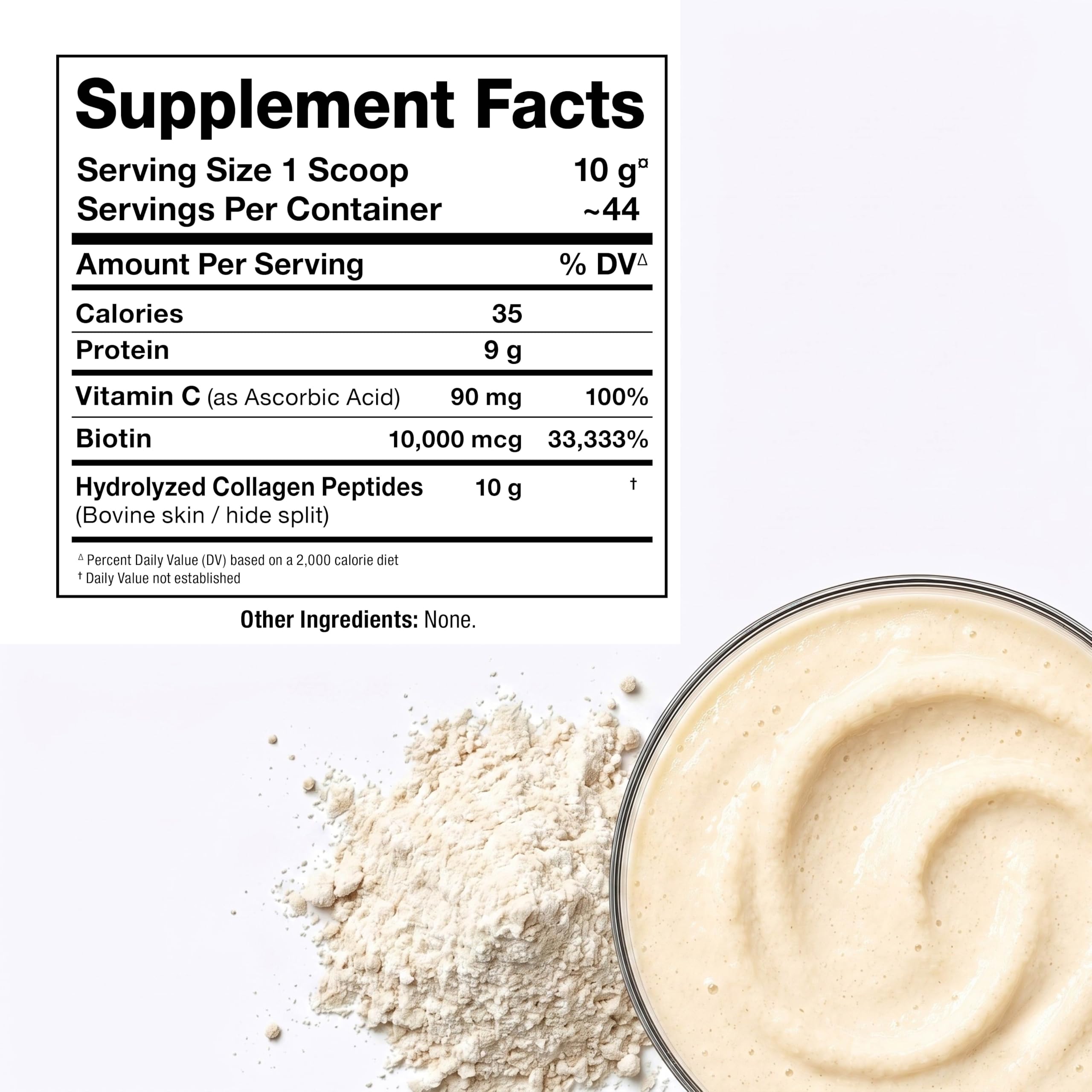 ALLMAX Hydrolyzed Collagen Powder in a kitchen setting