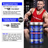 ALLMAX L-Arginine Powder 300g in a kitchen setting