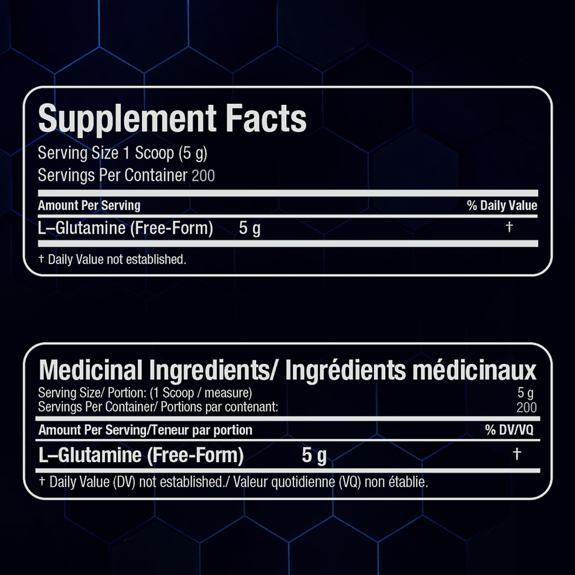 ALLMAX L-Glutamine Powder close-up of powder texture