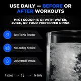 ALLMAX L-Glutamine Powder in a smoothie preparation