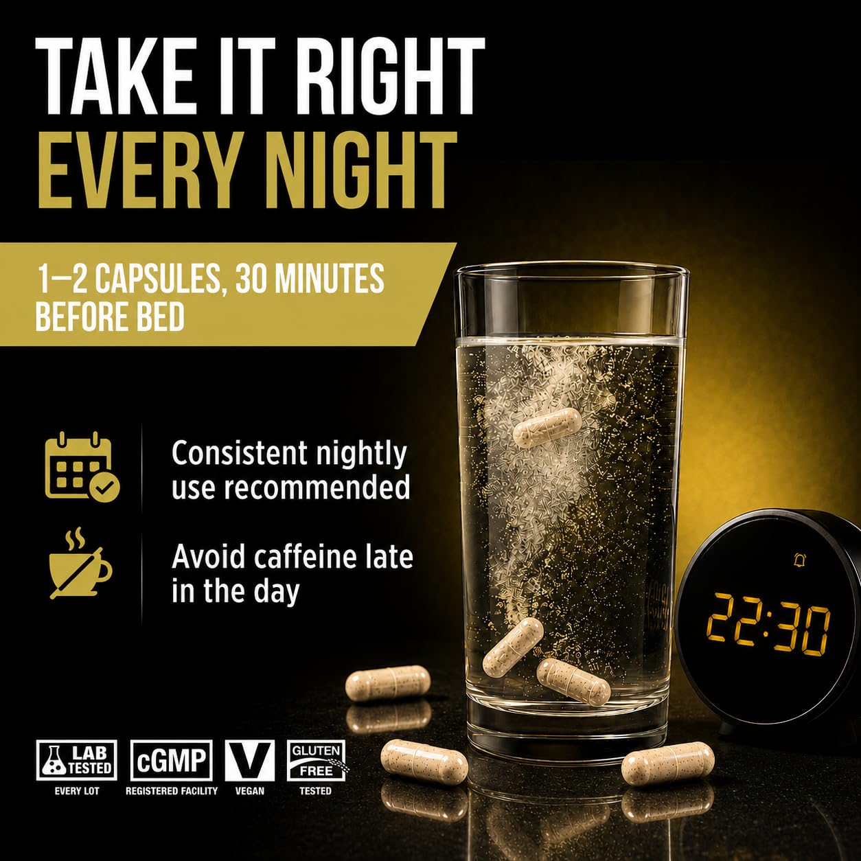 ALLMAX Lights Out Sleep Supplement packaging details