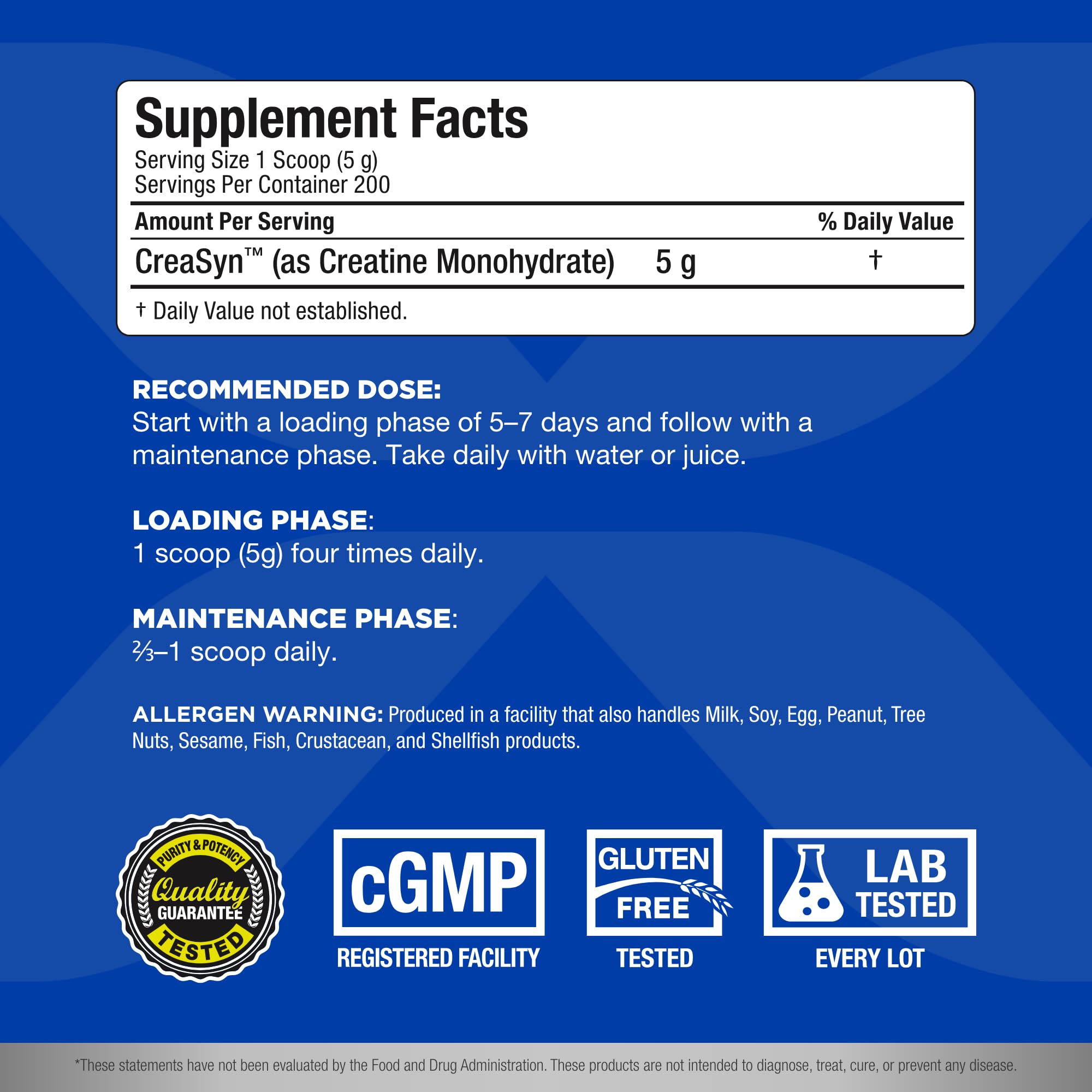 ALLMAX Micronized Creatine Monohydrate 1000g packaging details