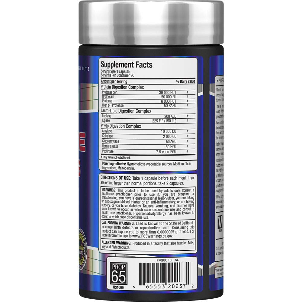ALLMAX Multi-Enzymes capsules close-up