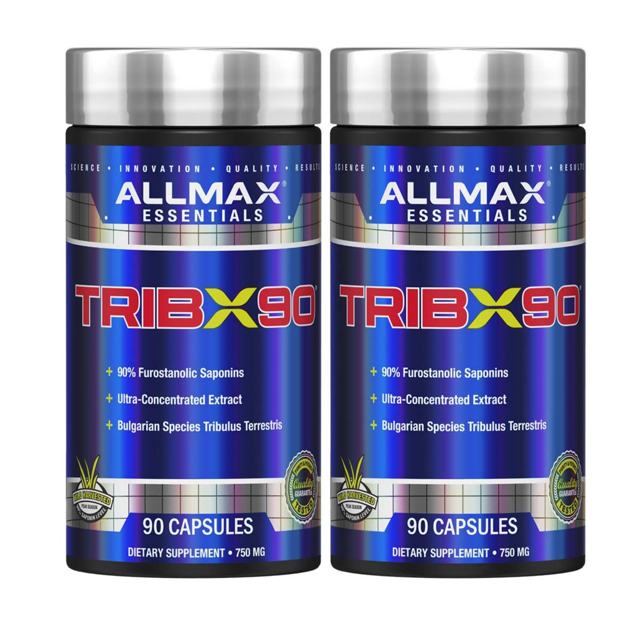 ALLMAX Tribulus Terrestris TRIBX90 front view of packaging