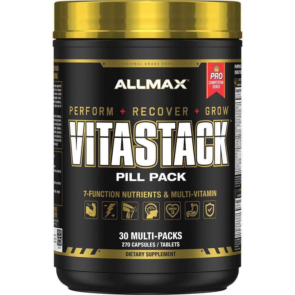 ALLMAX VITASTACK multivitamin performance pack front view