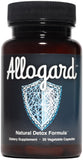 Allogard Natural Supplement 30 Vegetable Capsules front view