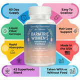 Allotro Labs Bariatric Multivitamin for Women liquid capsules close-up