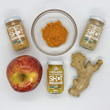 ALLWELLO Organic Ginger Wellness Shot back label details