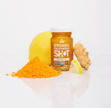 ALLWELLO Turmeric Wellness Shot back view with nutritional information