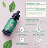 Alma Verde Liquid Chlorophyll Drops bottle back view