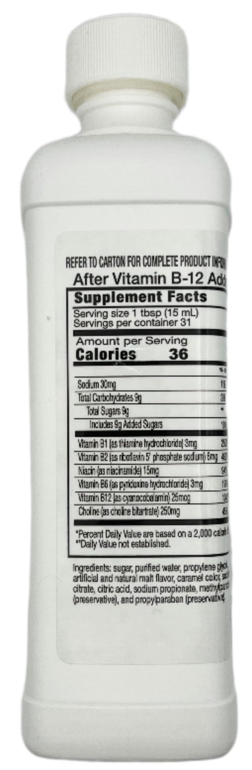 Almebex Plus B12 16 fl. oz in a kitchen setting