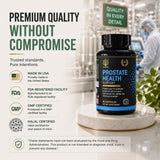 ALNIMA Saw Palmetto Prostate Support 300mg Capsules opened bottle