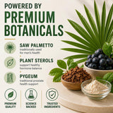 ALNIMA Saw Palmetto Prostate Support 300mg Capsules with measuring spoon