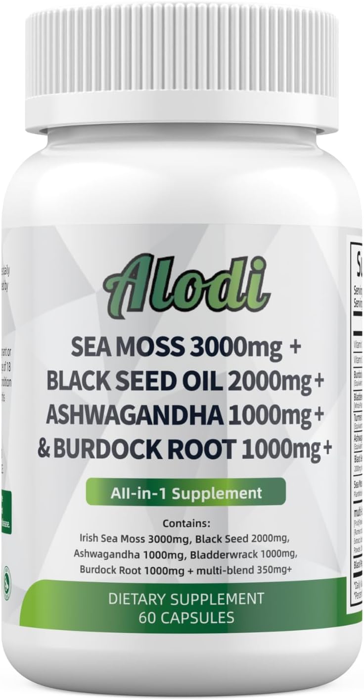 ALODI Sea Moss Blend 3000mg supplement front view